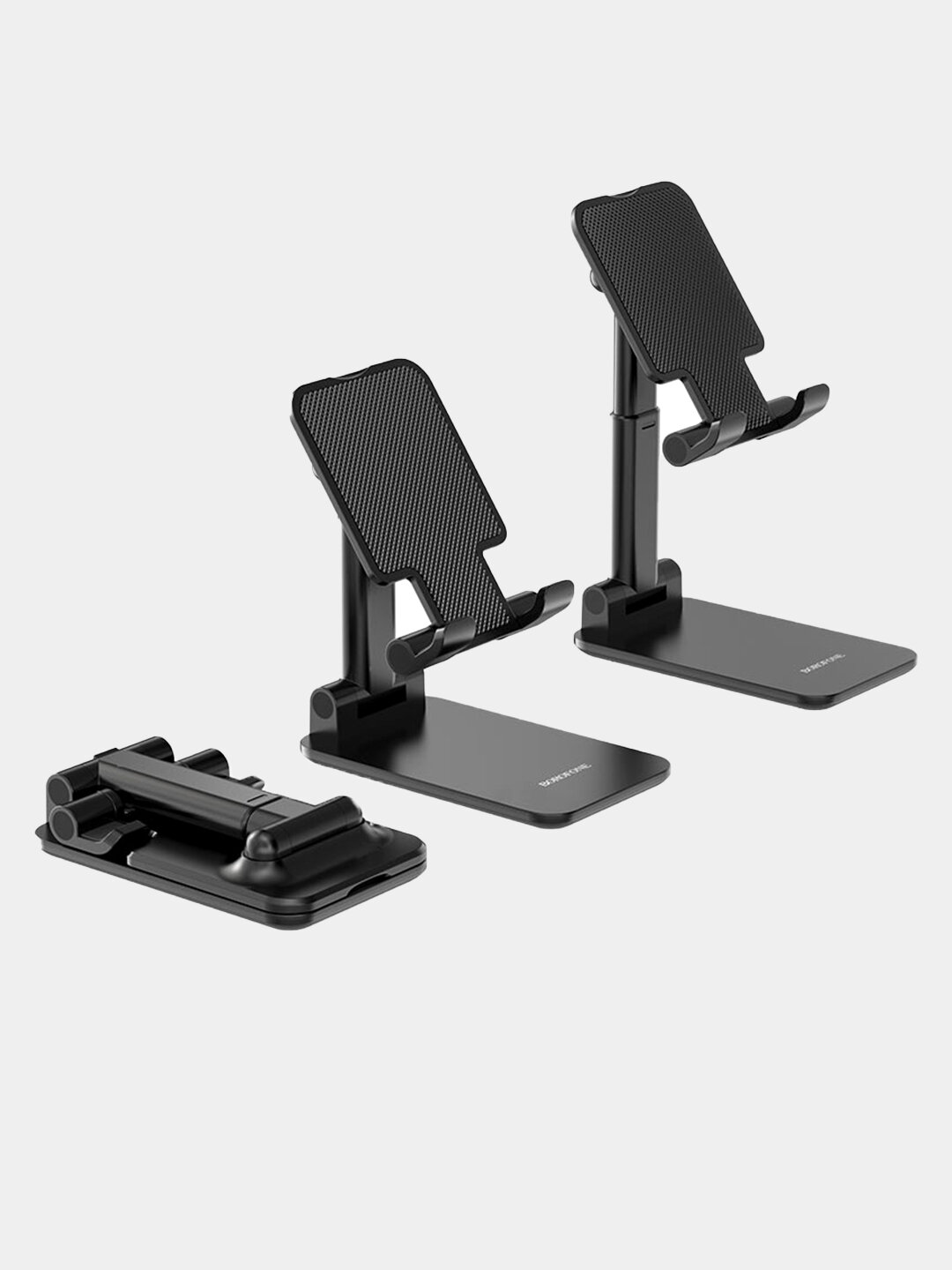 Подставка для телефона и планшета Borofone BH42 Lite, настольная Хром — фото 1