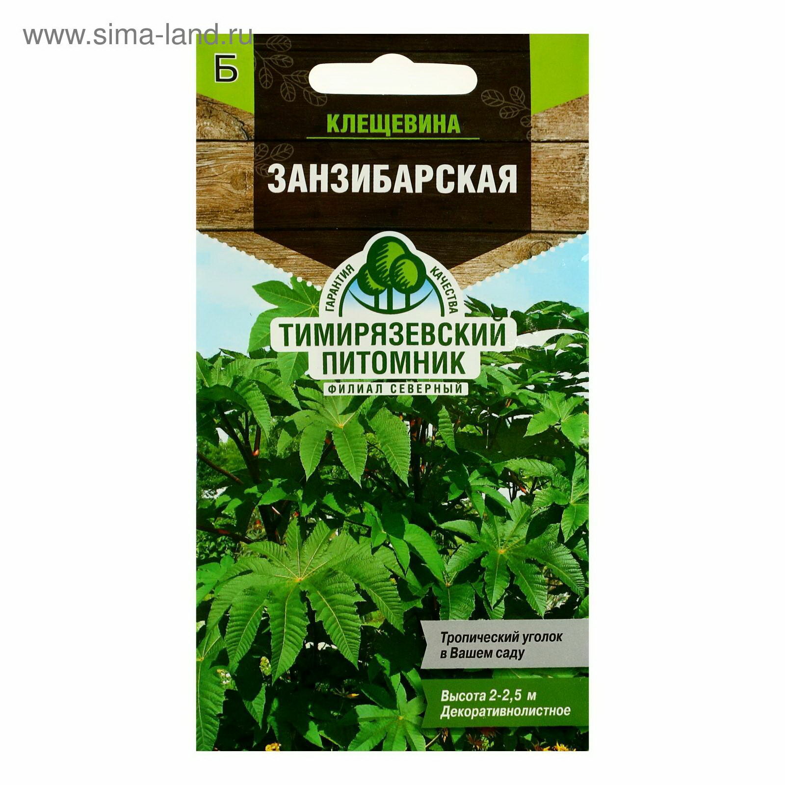 Семена цветов Клещевина 