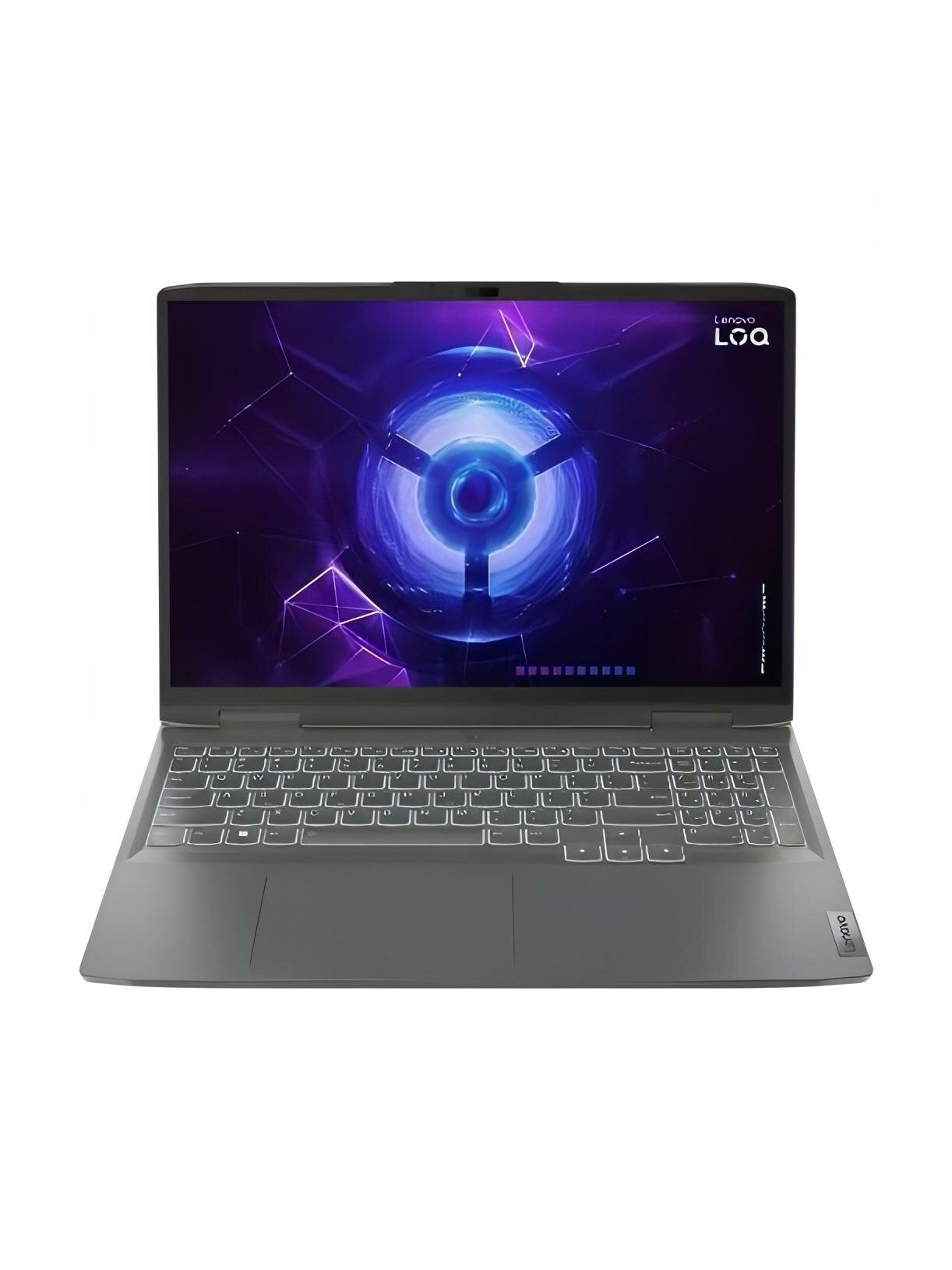 Ноутбук игровой Lenovo LOQ 15IAX9/15.6"/Core i5 12450HX/24/512GB/RTX 4050/Win/Grey (83GS00ANPS)