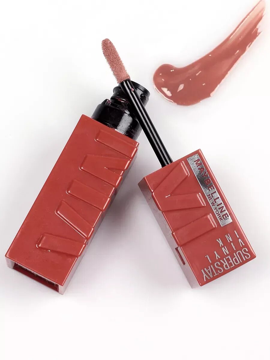 Помада Savdo "Super stay Vinyl Ink", жидкая, гелевая, красная, тон 62