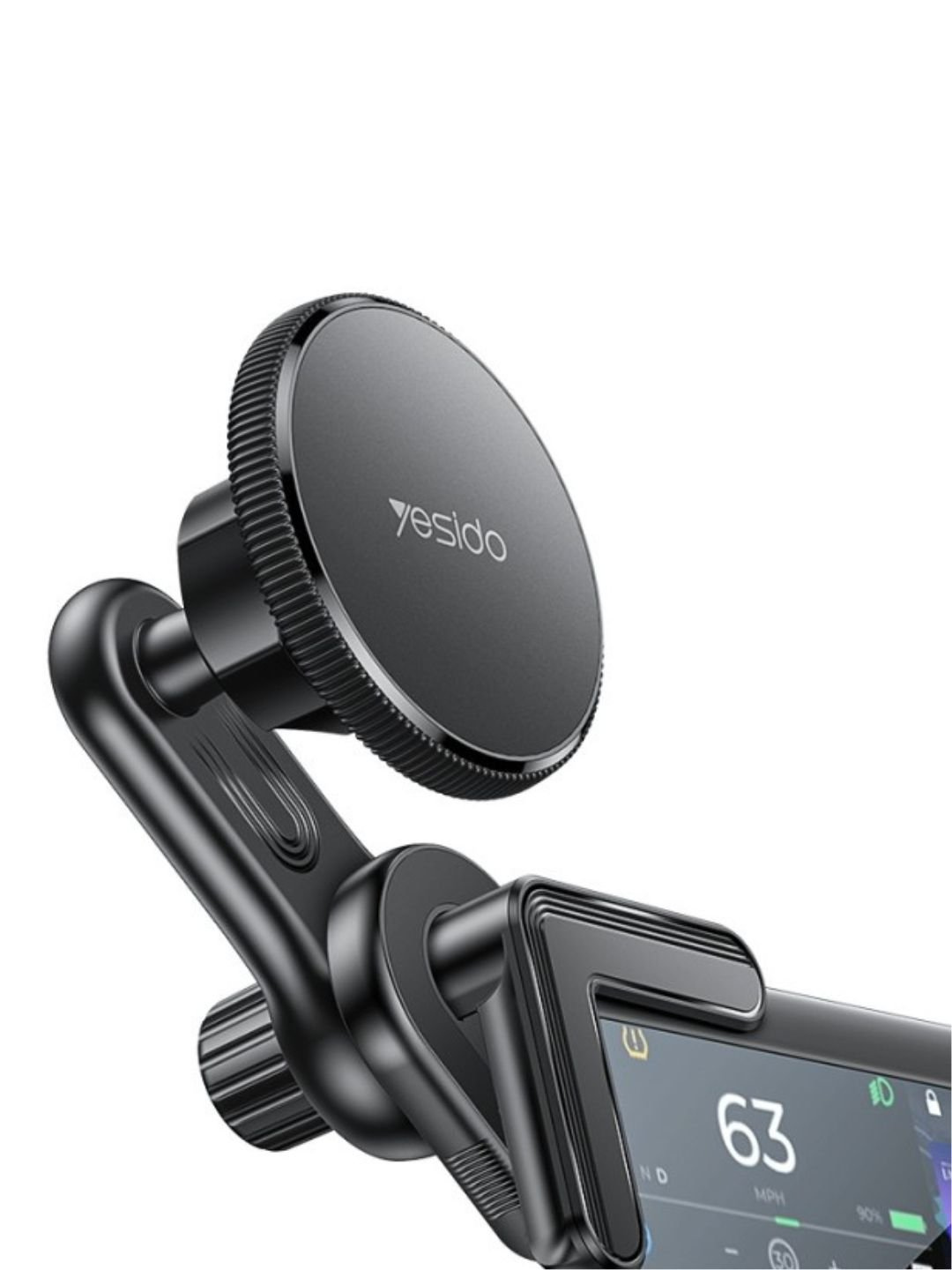 Автомобильный держатель Yesido C213, 360°, магнитный, для iPhone и других моделей