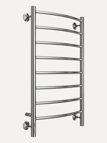 Изображение товара Полотенцесушитель TERMINUS Классик П8 (ШВ 532x850) электрический, левое подкл, нерж. сталь, 121Вт