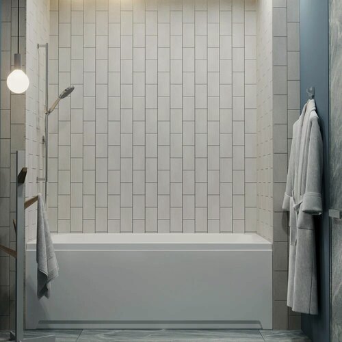 Изображение товара Экран под ванну DIWO Элиста Щ0000055234 акриловый, белый, прямоугольный, с креплением