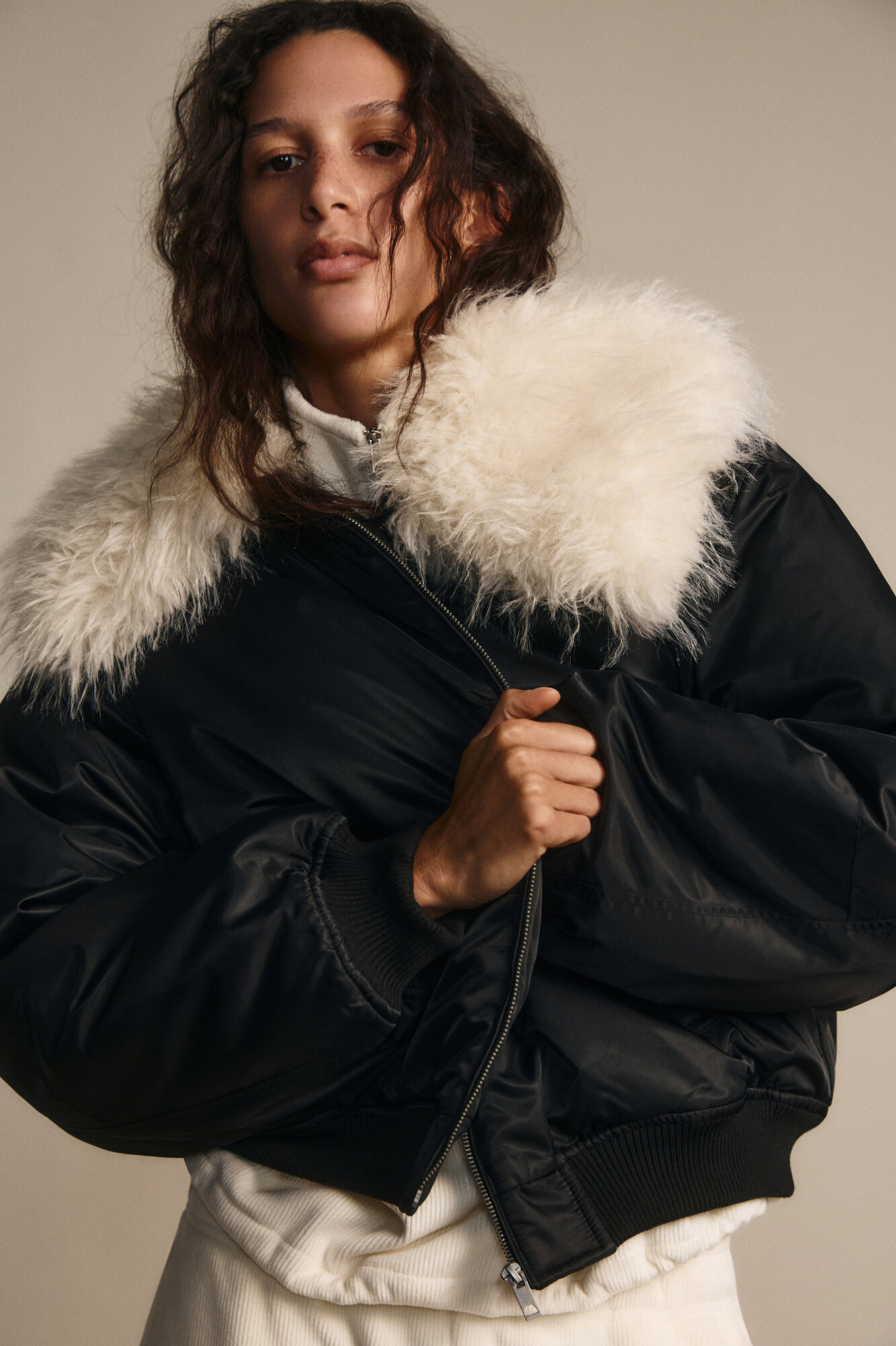 Бомбер Befree Woman Mix&Match размер M черный