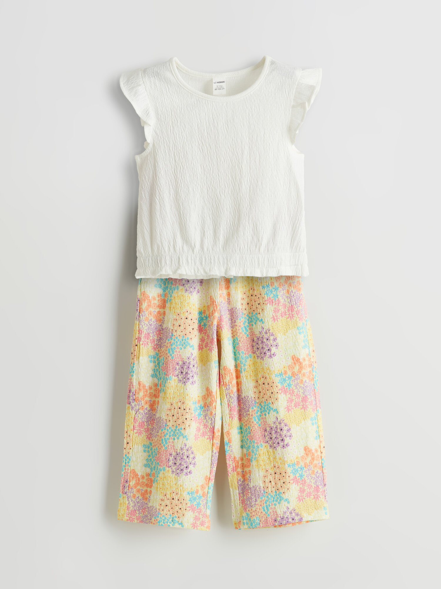 Комплект одежды LC Waikiki размер 1-2 лет экрю