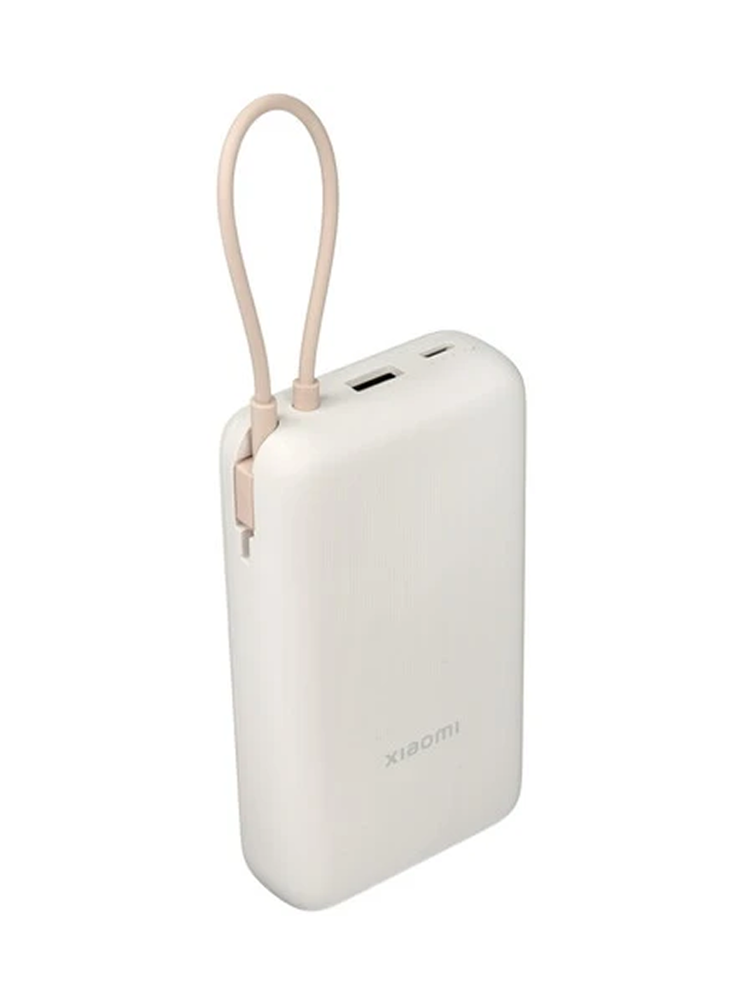 Портативный аккумулятор Xiaomi BHR8851GL, 20000 mAh, 33W с встроенным кабелем, бежевый