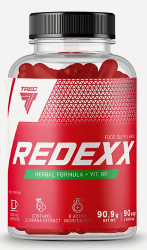 Изображение товара Жиросжигатель Trec Nutrition RedExx herbal formula + B6, 90 капсул