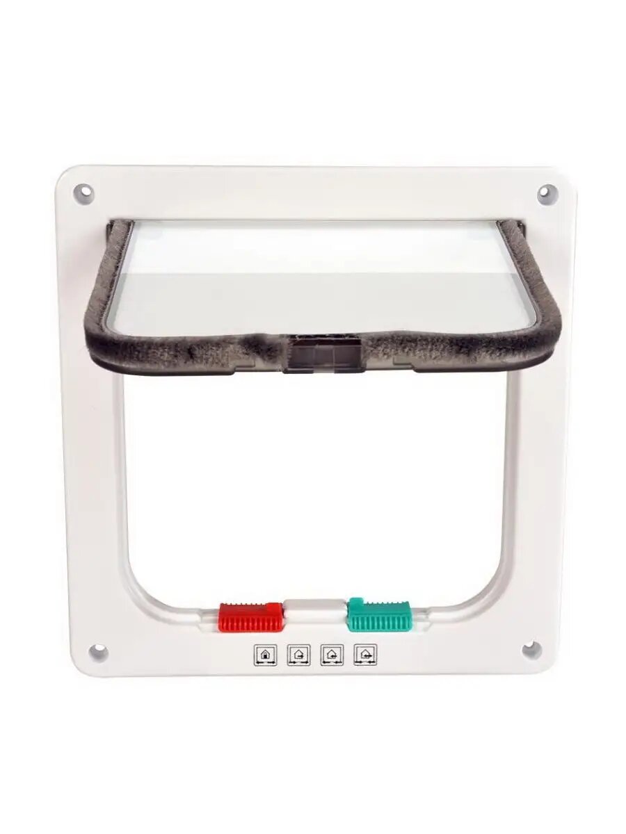 Дверь для крупных кошек с туннелем до 50мм 23.3x25см