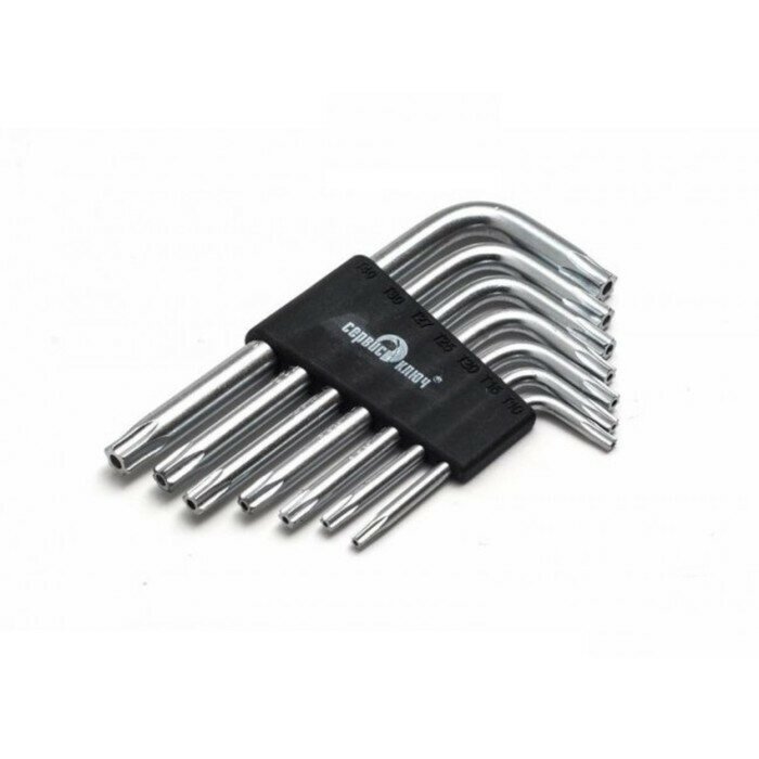 Набор Г-образных звездочек TORX Т10-40 7 шт. Сервис ключ 76430