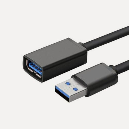 Изображение товара Bion Удлинитель кабель USB 3.0 M / F, 3 м, чёрный BXP-CCP-USB3-AMAF-030M
