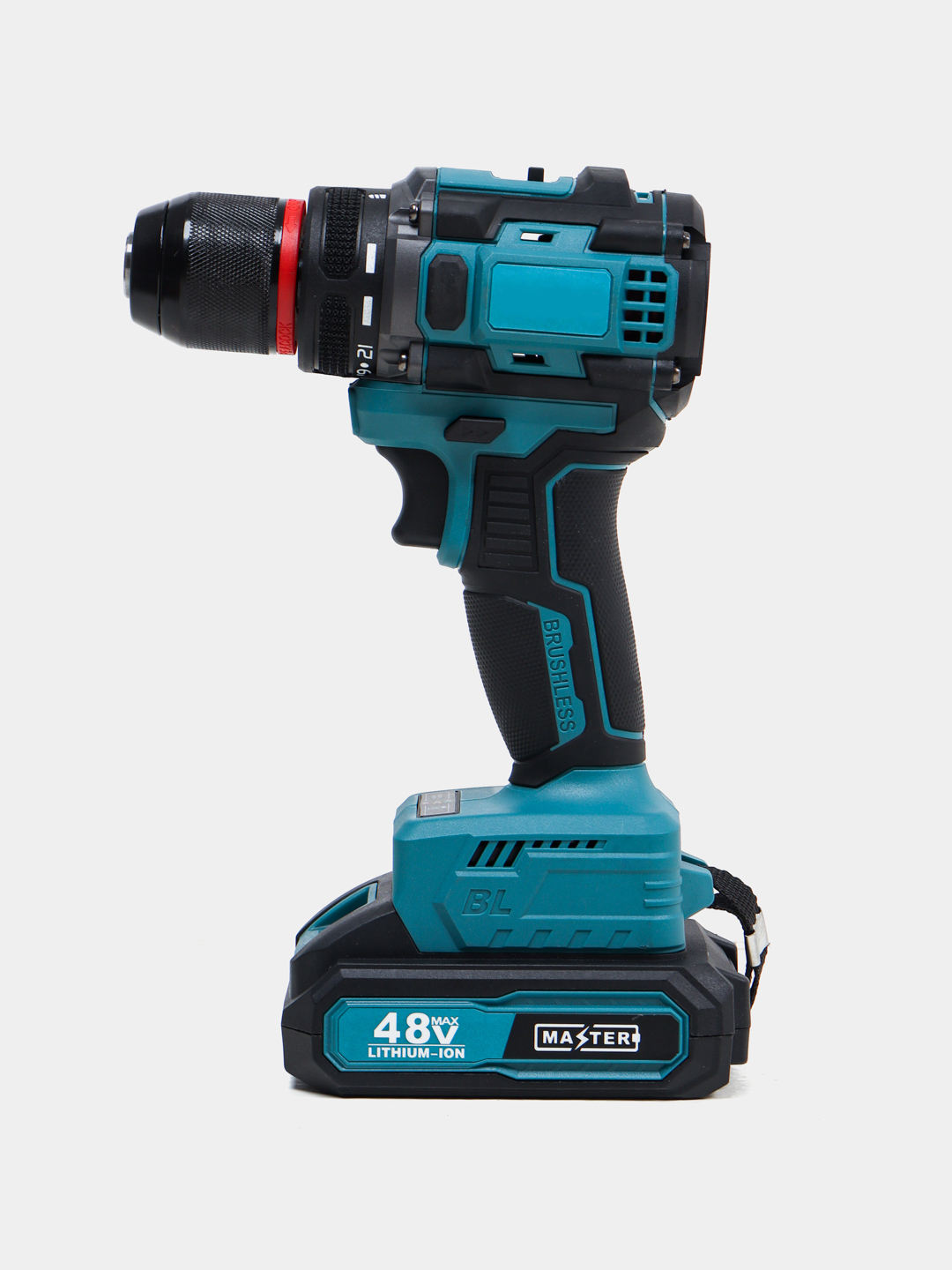 Дрель-шуруповёрт бесщеточная Makita 48Q, 3Ач, 40-80 Нм, с подсветкой — фото 1
