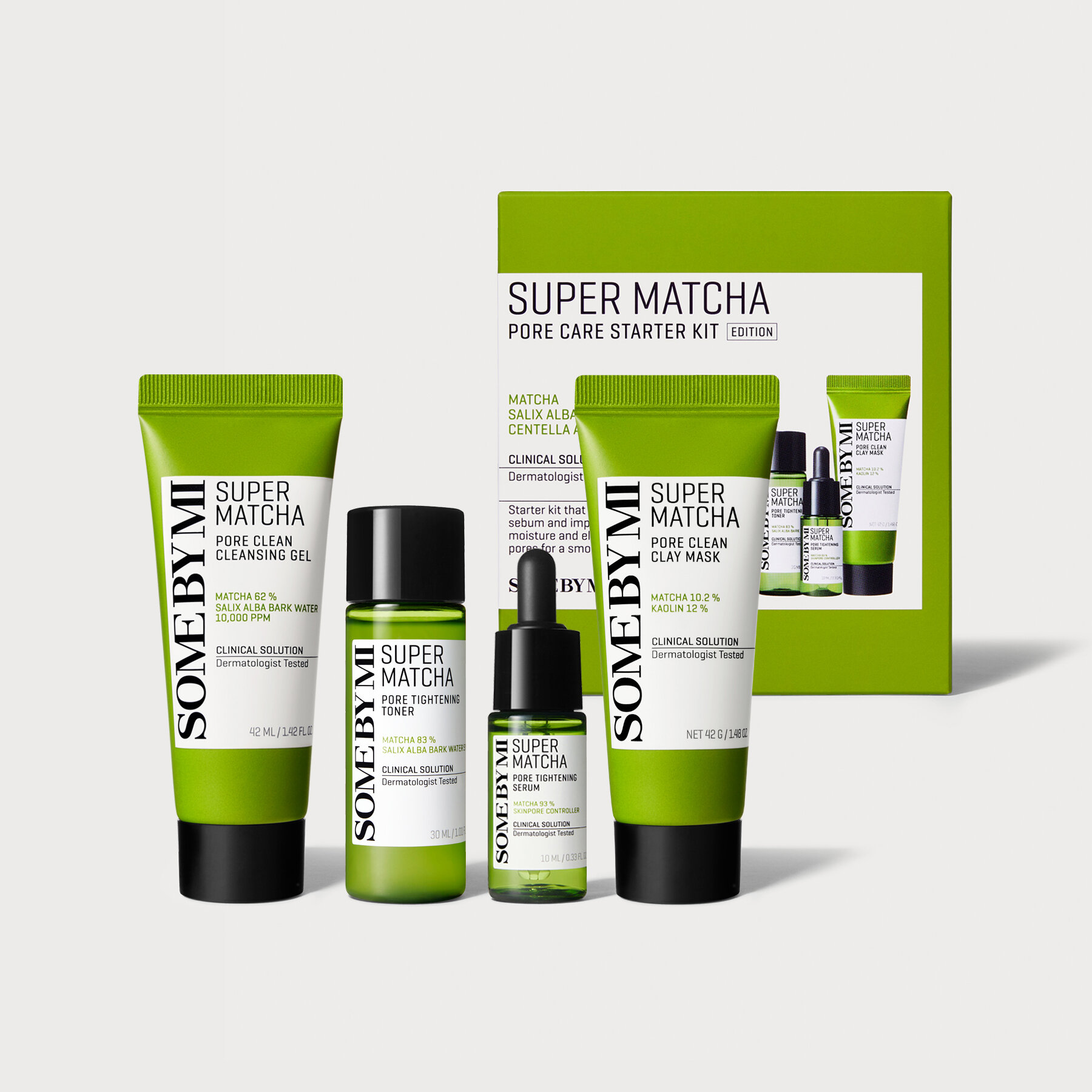 SOME BY MI Набор для ухода за порами Super Matcha Pore Care Starter Kit