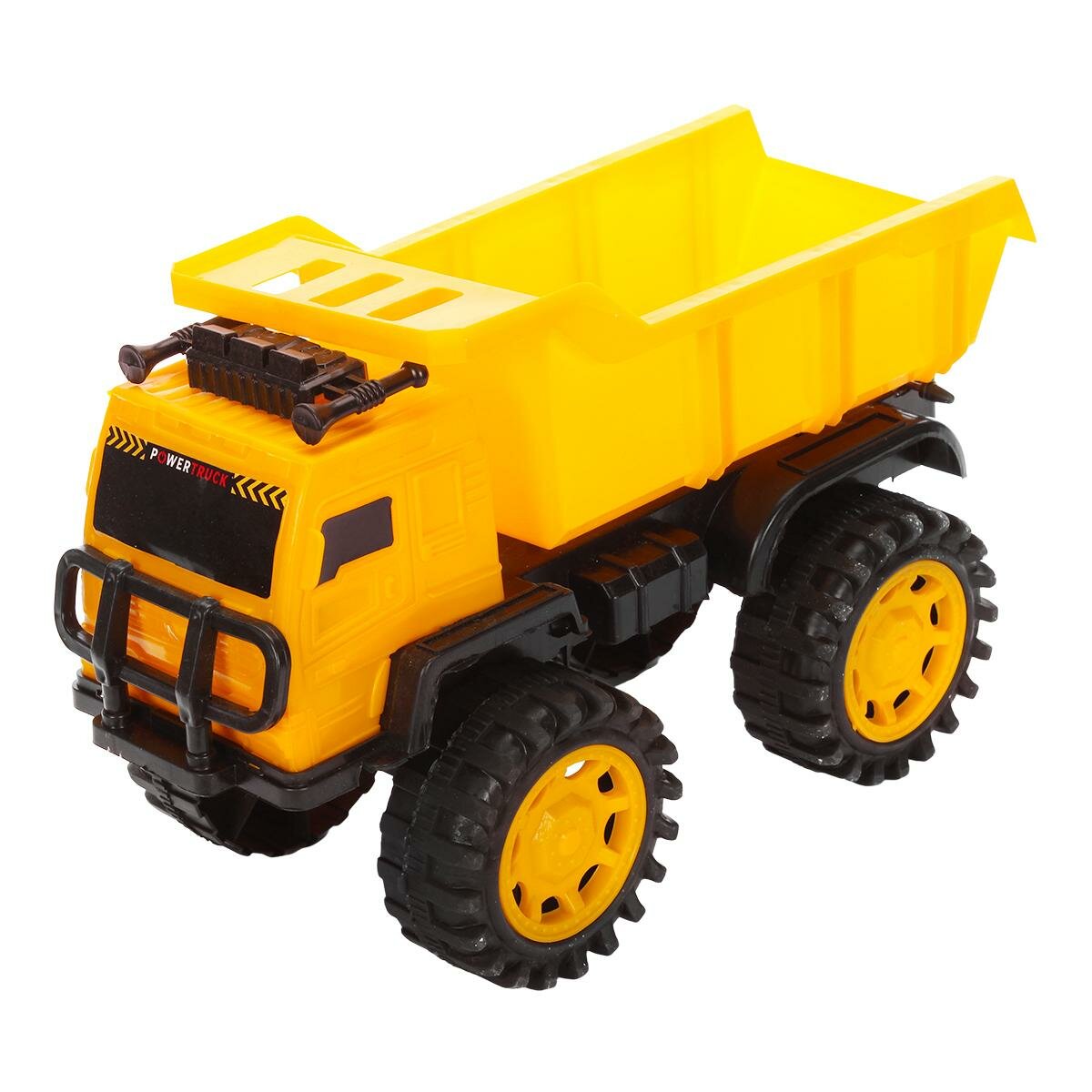 Самосвал игрушечный "Power Truck" 33х16х24см, пластик, желтый/черный