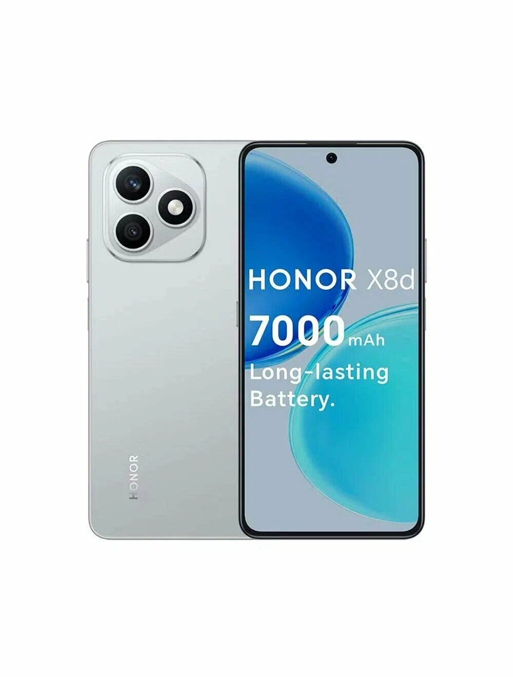 Смартфон Honor X8D,8ГБ/128ГБ, 120Гц, Velvet Gray + Powerbank в подарок