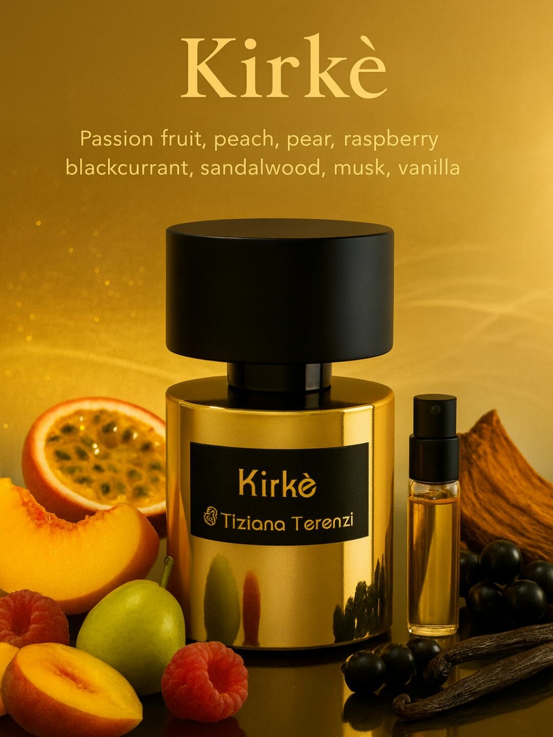 Kirke духи, парфюмерная вода для мужчин и женщин, Tiziana Terenzi Kirke, 10 мл