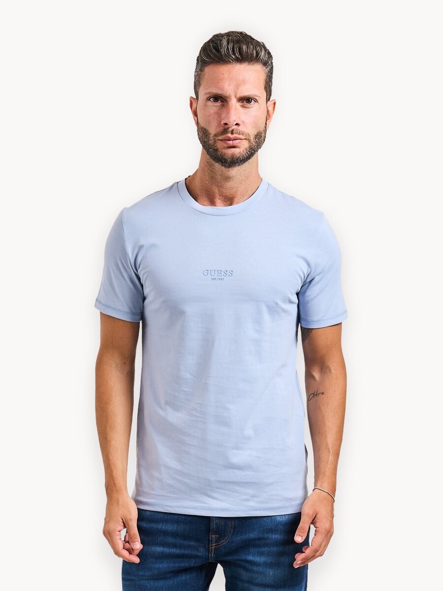 Футболка GUESS, размер XL, cиний