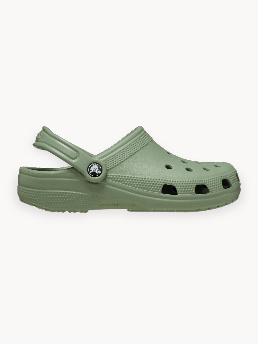 Сабо Crocs Classic, размер M5W7 US, серо-зеленый