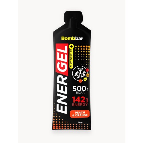 Bombbar Питьевой энергетический гель для бега и марафона 