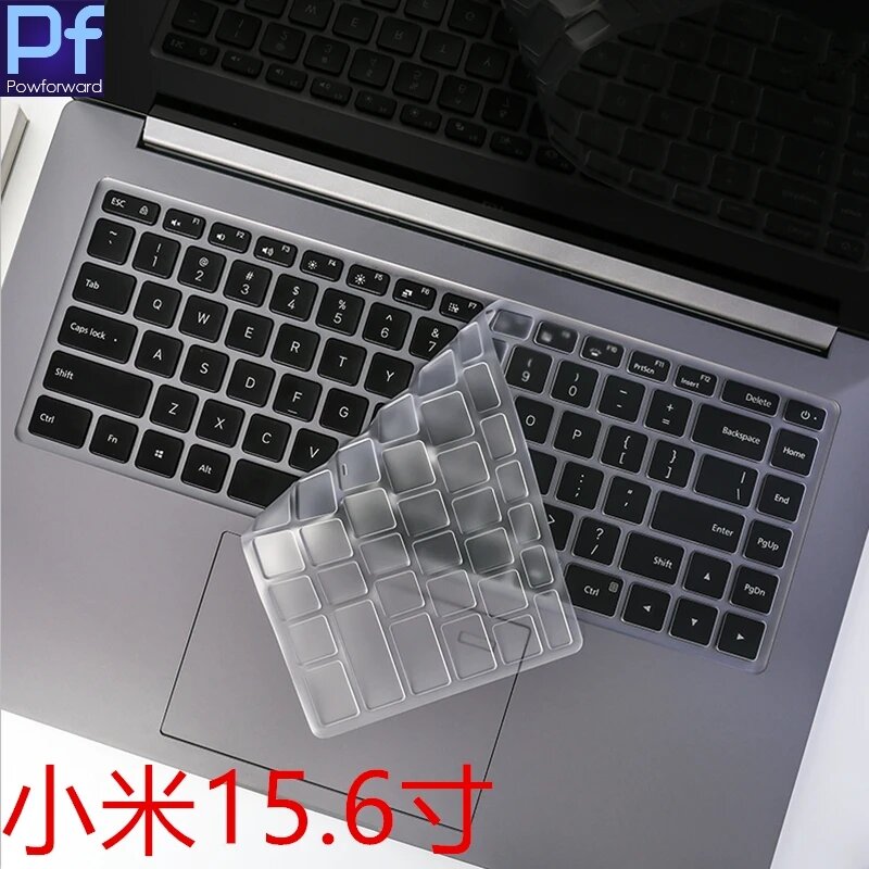 Изображение Прозрачный защитный чехол для клавиатуры из ТПУ, защита для ноутбука 2017, для ноутбука Xiaomi Mi Air 12,5 13,3 12 13 Pro 15, 15,6 дюйма i3 i5 i7, For Mi notebook 13