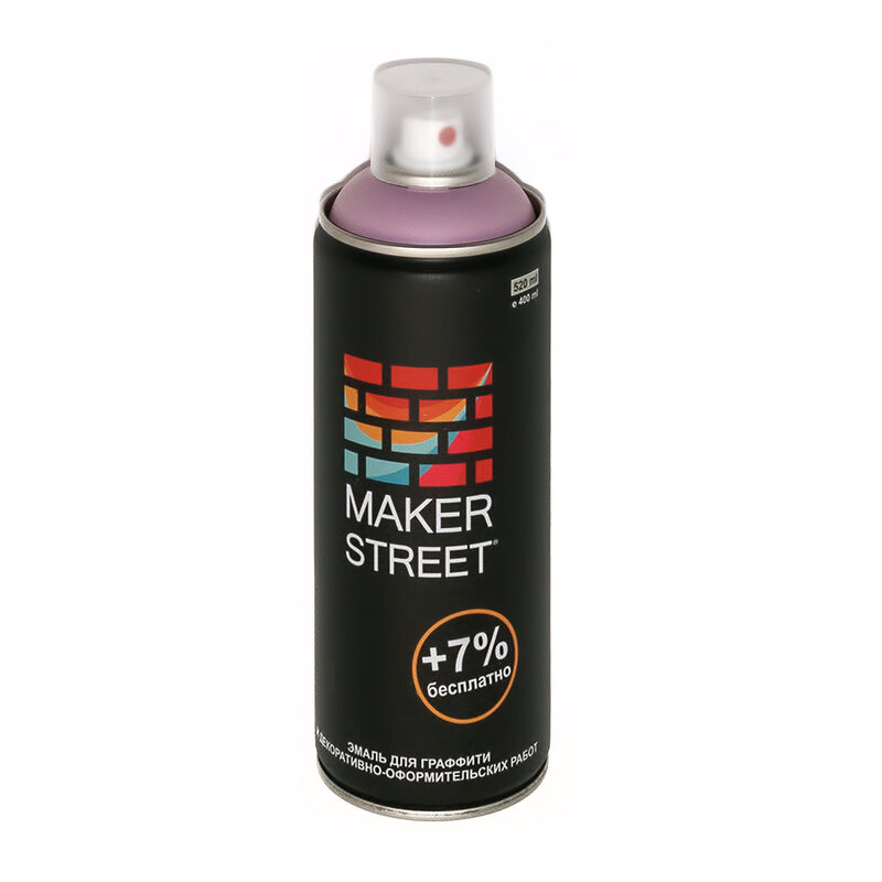 Эмаль для граффити "MAKERSTREET" MS400 400 мл 301 Светло-сиреневый