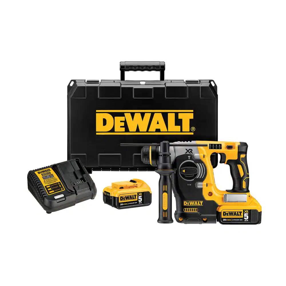 Перфоратор DEWALT DCH 273 P2 4600 уд/мин SDS-Plus +2шт АКБ 5 А/ч +ЗУ +Кейс из США