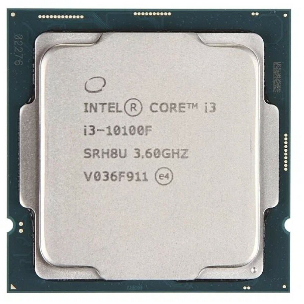Intel Процессор CPU Core i3-10100F OEM CM8070104291318SRH8U