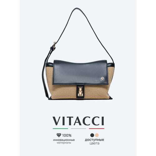 фото Сумка багет vitacci, черный