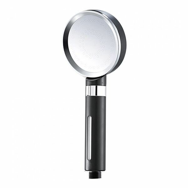 Картинки Очищающая воду лейка для душа Xiaomi Diiib (DXHS004-3) Черный / Душевая лейка c фильтрацией и ионизацией воды, душ тропический, черная / подарок на новый год