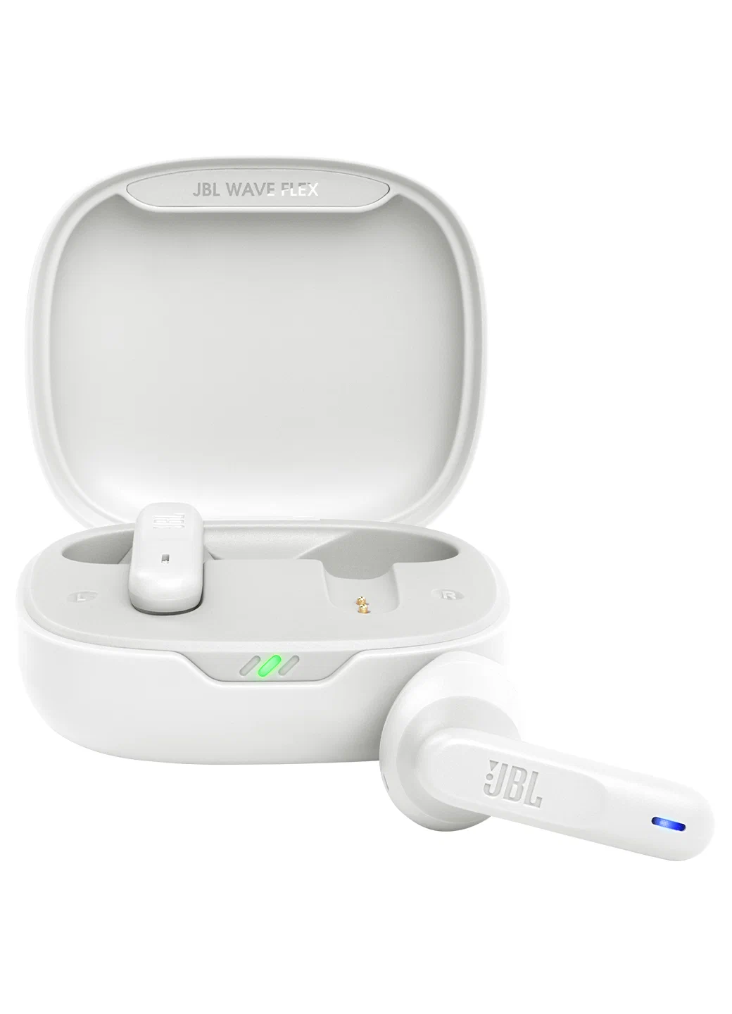 JBL Наушники беспроводные с микрофоном JBL Wave Beam Белые, Bluetooth, USB Type-C