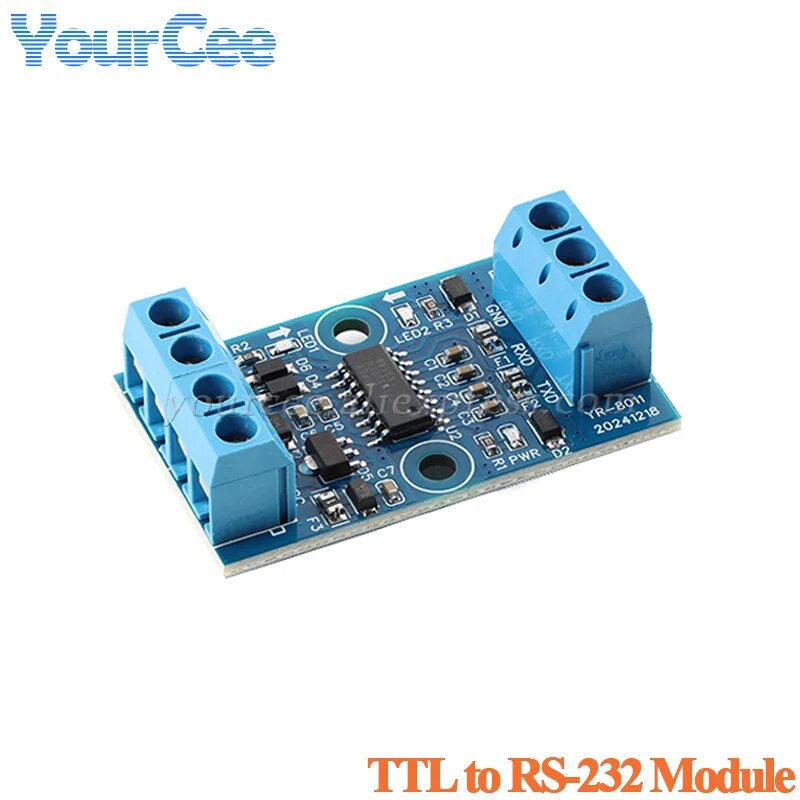 Высокопроизводительный модуль платы преобразователя связи TTL в RS-232 RS-485, высокоскоростной 3,3 В/5 В, 0-235000 бит/с, 1 Мбит/с, YR-8011/8012, TTL to RS232