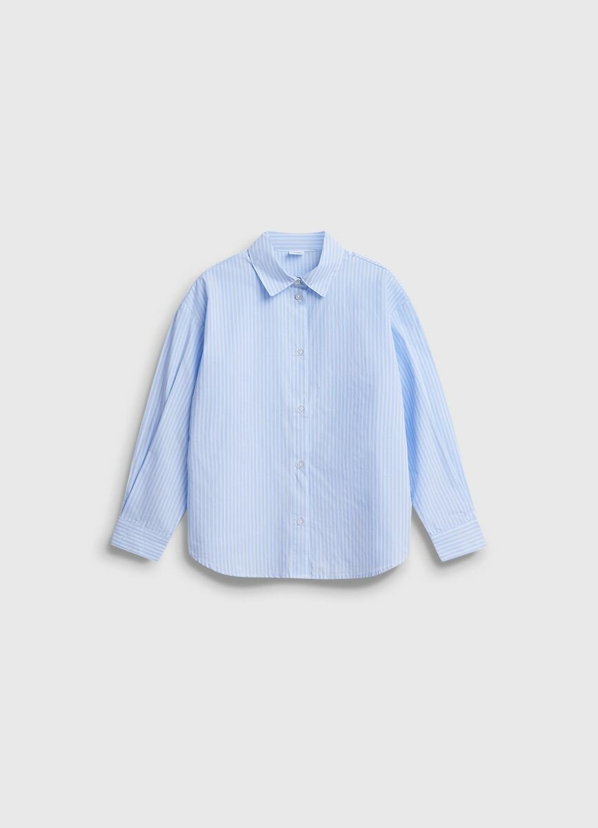 Рубашка O'STIN размер 110 небесно-голубой