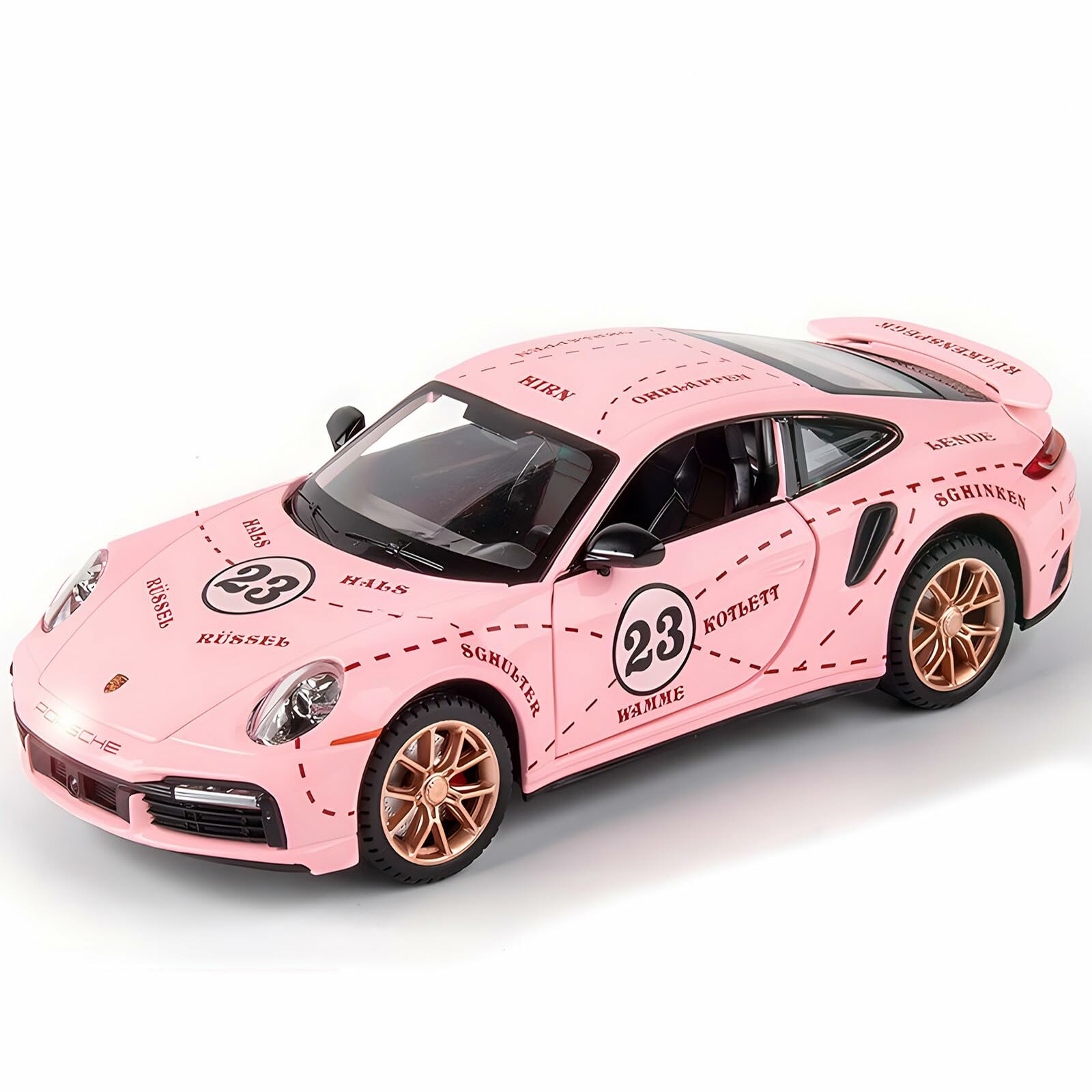 Машинка металлический MINIAUTO Porsche 911 Turbo S, масштаб 1:32, 3+ года