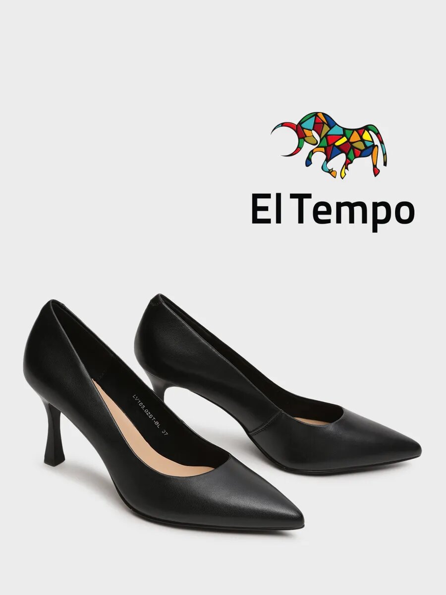 Туфли El Tempo, размер 37, черный
