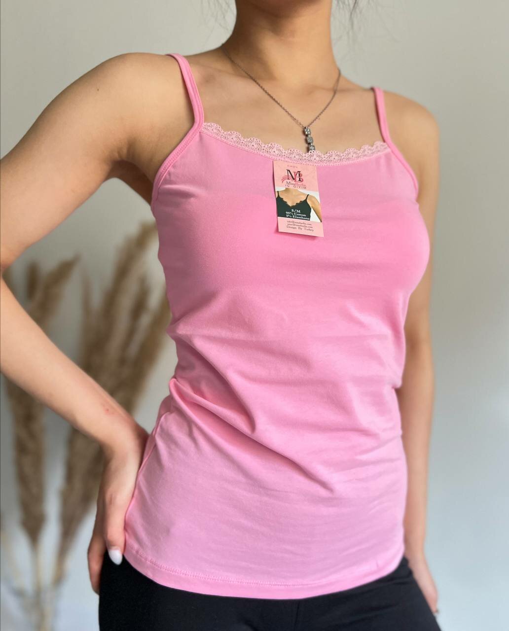 Майка, 1 шт., размер L-XL, розовый 04N