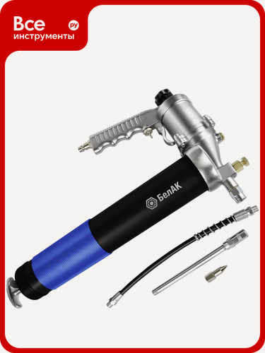 Изображение товара Шприц пневматический смазочный БелАК непрерывная подача 900 мл премиум, БАК.90532