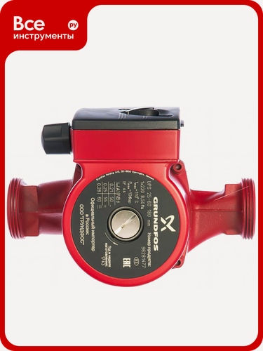 Изображение товара Циркуляционный насос Grundfos UPS 25-60 с гайками, чугунный, 1x230V, центробежный, защита IP44, система теплого пола