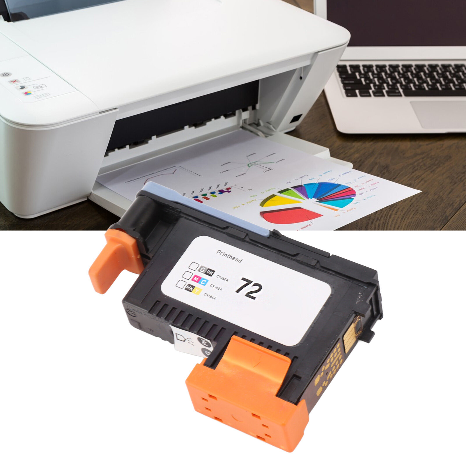 Печатающая головка принтера Цветная печать Печатающая головка для HP Designjet T610 T770 T790 T795 T1100 T1300 T2300