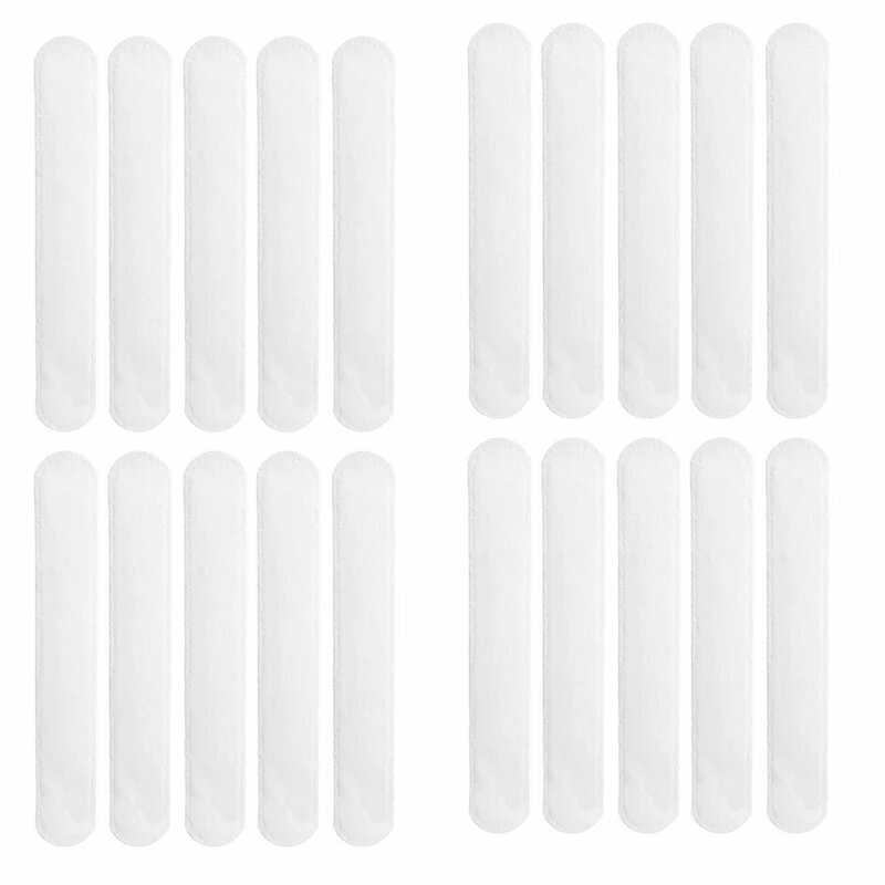 Одноразовые вкладыши от пота для головных уборов 20 шт. Белый white-20pcs