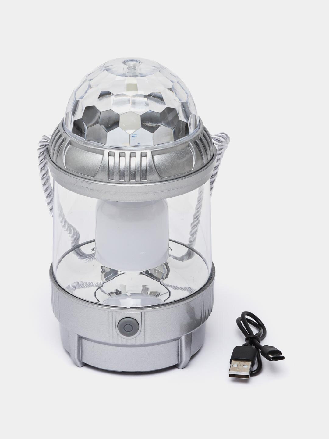 Ночник-диско MND, 20 W, аккумулятор 18650, стильный дизайн. Яркий и красивый свет от диско-лампы — фото 1