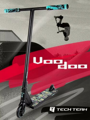Изображение товара Самокат трюковой Tech Team Voodoo, цвет синий, для роста 150-170 см