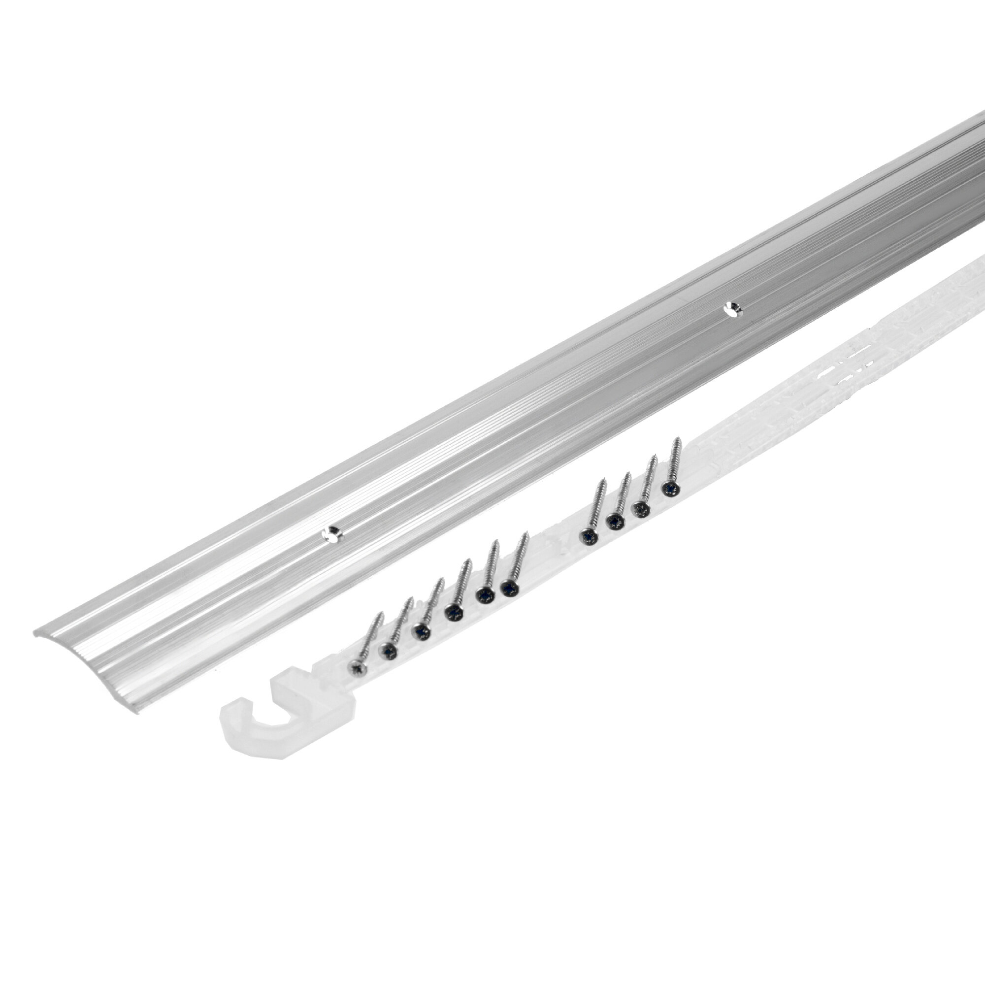 Порог разноуровневый (кант) Artens 40x1800x0-15 мм цвет алюминий