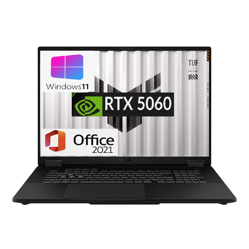 156 Игровой ноутбук Asus TUF Gaming 15 Intel Core i5-12500H 12 Ядер RAM 16 ГБ SSD 512 ГБ NVIDIA GeForce RTX 3050 4 Гб Windows 11 Pro Office 2021 Pro Plus Русская раскладка 164990₽