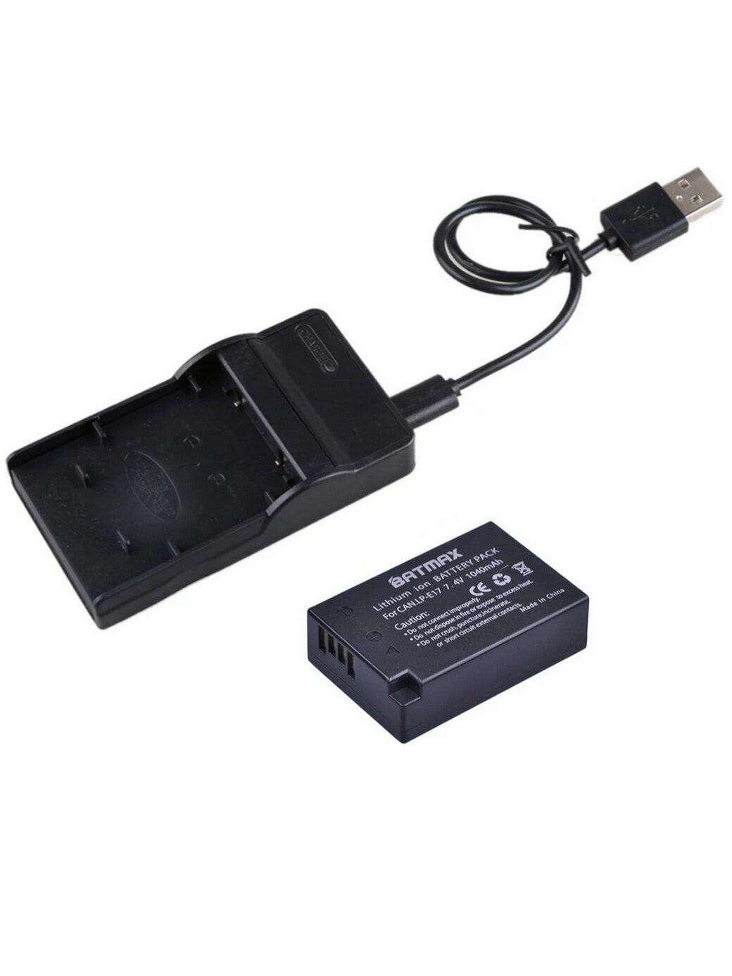 Аккумулятор Batmax LP-E17 c зарядным устройством USB Charger