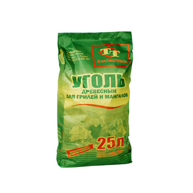 Уголь Севзапуголь древесный 2 8кг