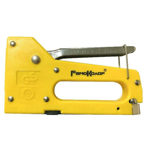 Степлер мебельный тип скобы 53 4-8мм пласт корпус металл ручка