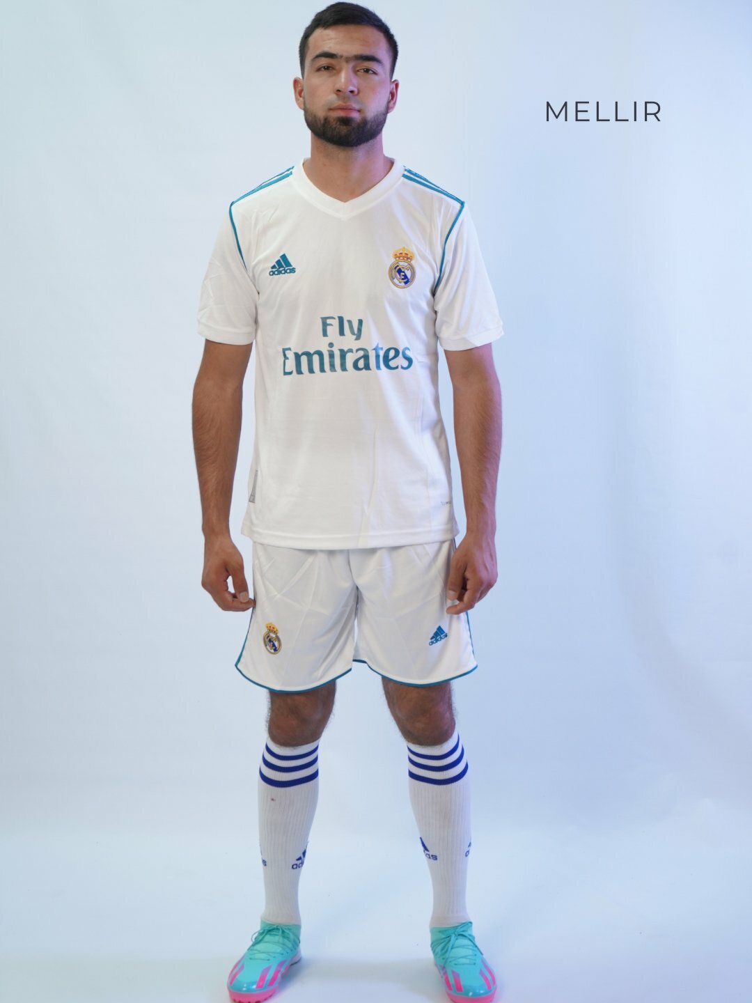 Форма спортивная , размер M, бело-синий — фото 1