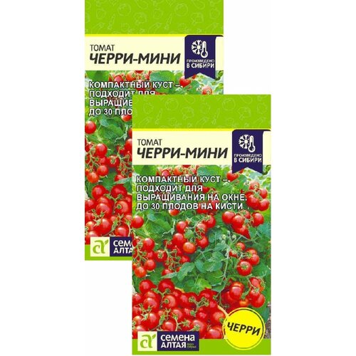 Томат Черри-мини (0,1 г), 2 пакета красный