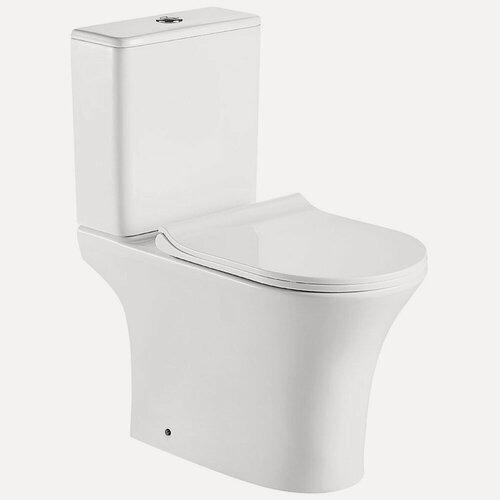 Изображение товара Унитаз Azario Fretta Round AZ7121 безободковый