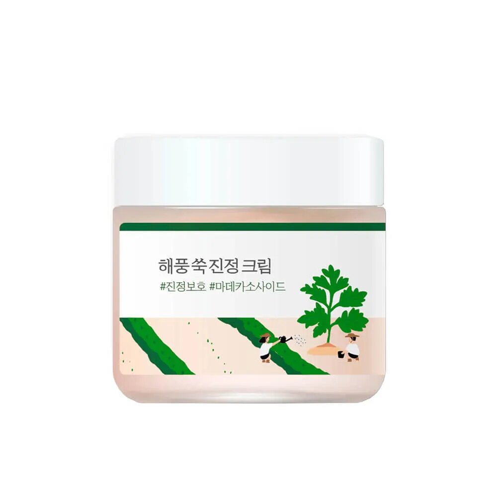 Крем для лица ROUNDLAB MUGWORT CALMING CREAM 80ML