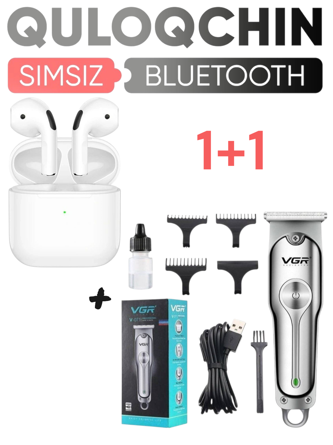 Беспроводные наушники Pods Pro 5, Pods 5 Bluetooth 5.3 и VGR 071